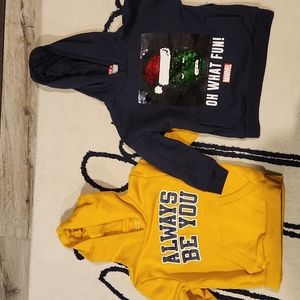 2 boys hoodie sweatshirt